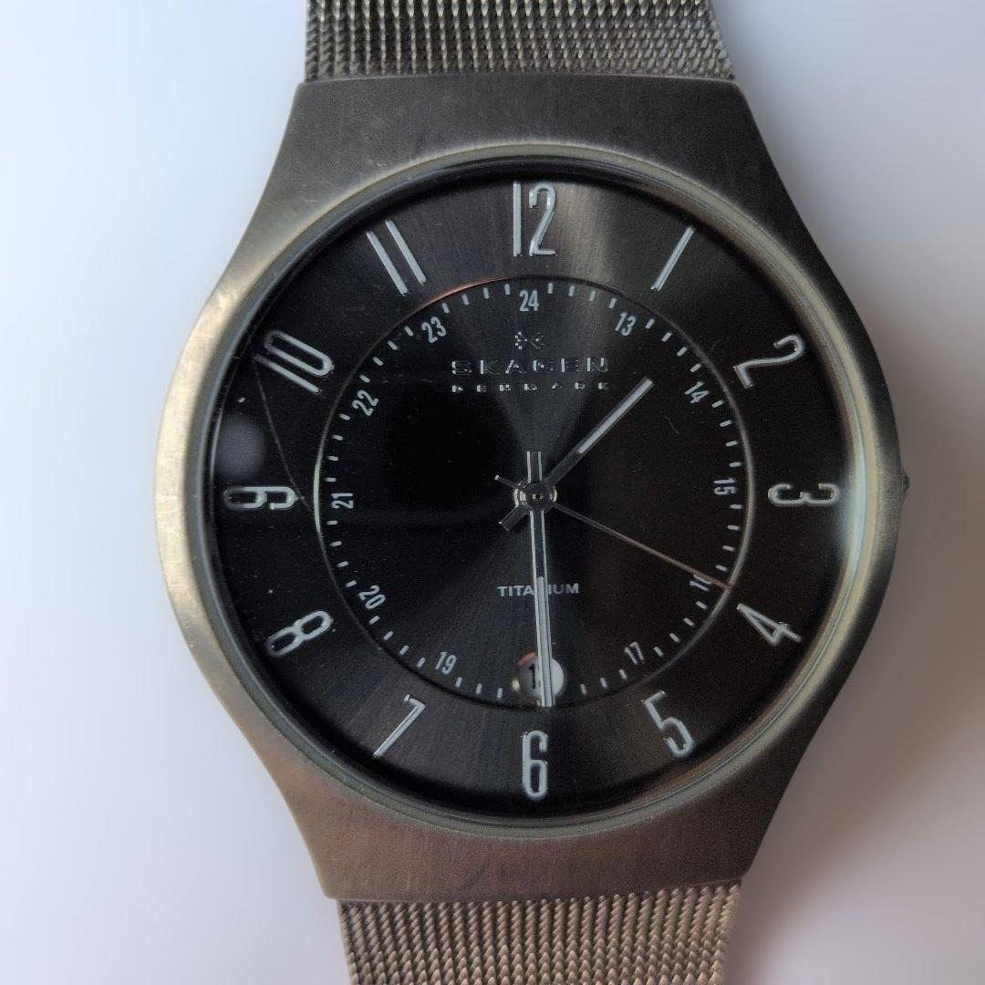 Used [Battery replaced] SKAGEN 233XLTTM Titanium Watch Body