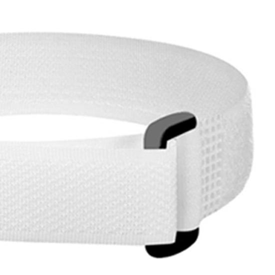 10Pcs Soccer Goal Net Strap Adjustable Fastener Tape Heavy Duty Multifunction White Soccer Goal Attachment Strap Soccer Accessories