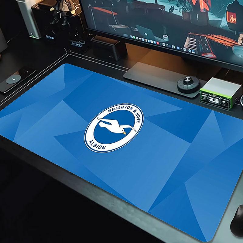 Brighton & Hove Albion Large Size Mouse Pad Large Gaming Table Cushion Non-slip Laptop Tablet Big Mousepad XXL Mat Mini PC Playmat With Lock Edge