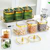 Haushalt Lebensmittel Veranstalter Jar Set Wiederverwendbare Gewürz Lagerung Box Für Candys Snack