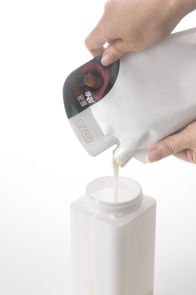 I'mD RETTO Dispenser L Body Soap White RETDSL BW 800ml Capacity Large Capacity Refill Bottle Wide Mouth