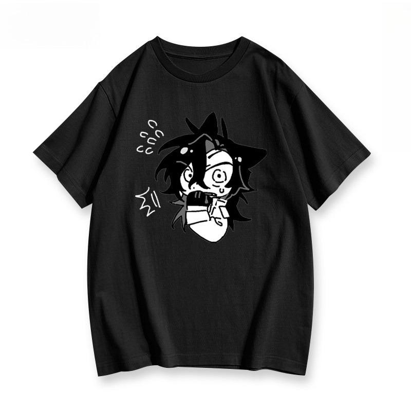 The Mysterious Master Leonards Surrounding Kleinke Meow Meow Style Cosplay Shortsleeved Tshirt for Men Suitable Summer