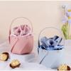 Portable Small Leather Bucket Chocolate Candy Box Velvet Candy Gift Bags For Party Wedding Birthday Gift Articles Supply