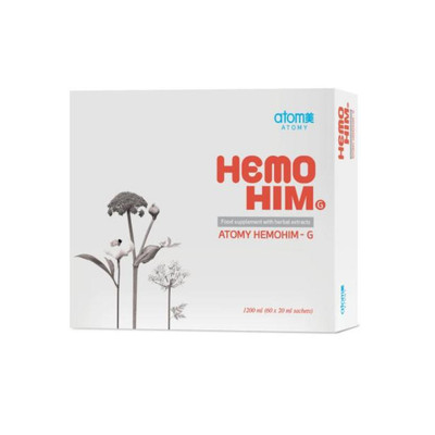 Boisson à base d'extraits de plantes mélangées Hemohim (60 sachets de 20 ml)