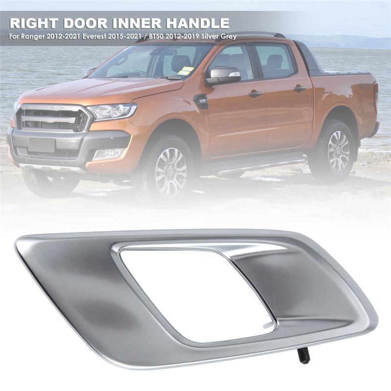 A51K-Right Car Interior Door Inner Handle for 2012- Everest 2015- BT50 2012- Silver Grey