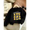 European sizes Cute Print Pattern 0-3 Years Old Baby Kids Comfortable Spring Thin Round Neck Sweatshirt Adorable Duck Design Soft Fabric