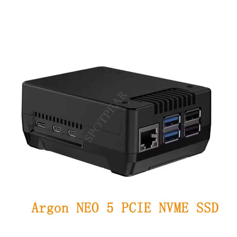 

Raspberry Pi 5 Argon NEO Case with PCIe to M.2 NVMe SSD Adapter