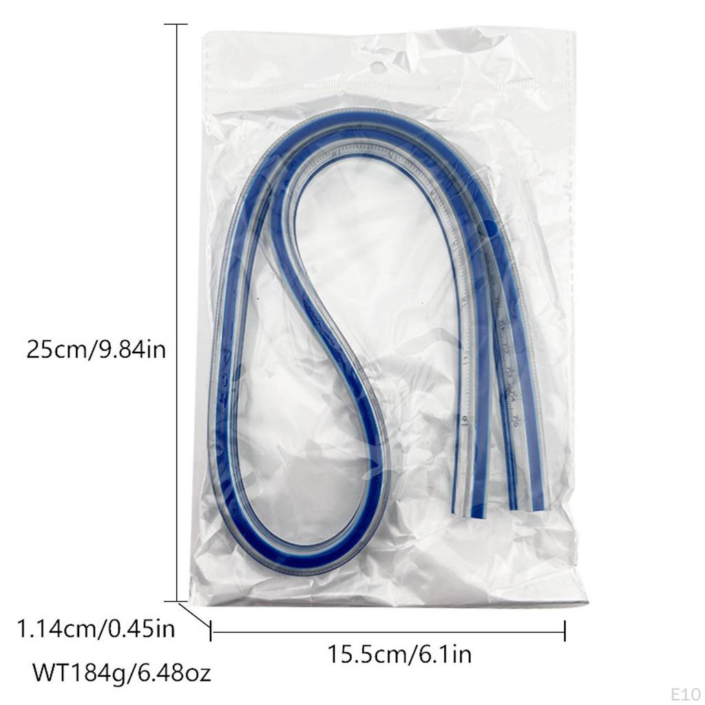 Curved Ruler for Crafting And Design Projects