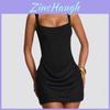 Sexy Sleeveless Wrap Dress With High Waist For Streetwear Fashion