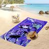 Murder Drones Printed Quick Dry Beach Towel Super Absorbent Soft Lightweight Bath Towel for Pool Summer Travel