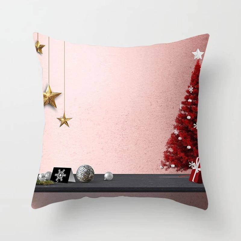 Christmas Tree Pillow Case Home Decoration Christmas Holiday Party Decoration Pillow Case Living Room Sofa Cushion Cover