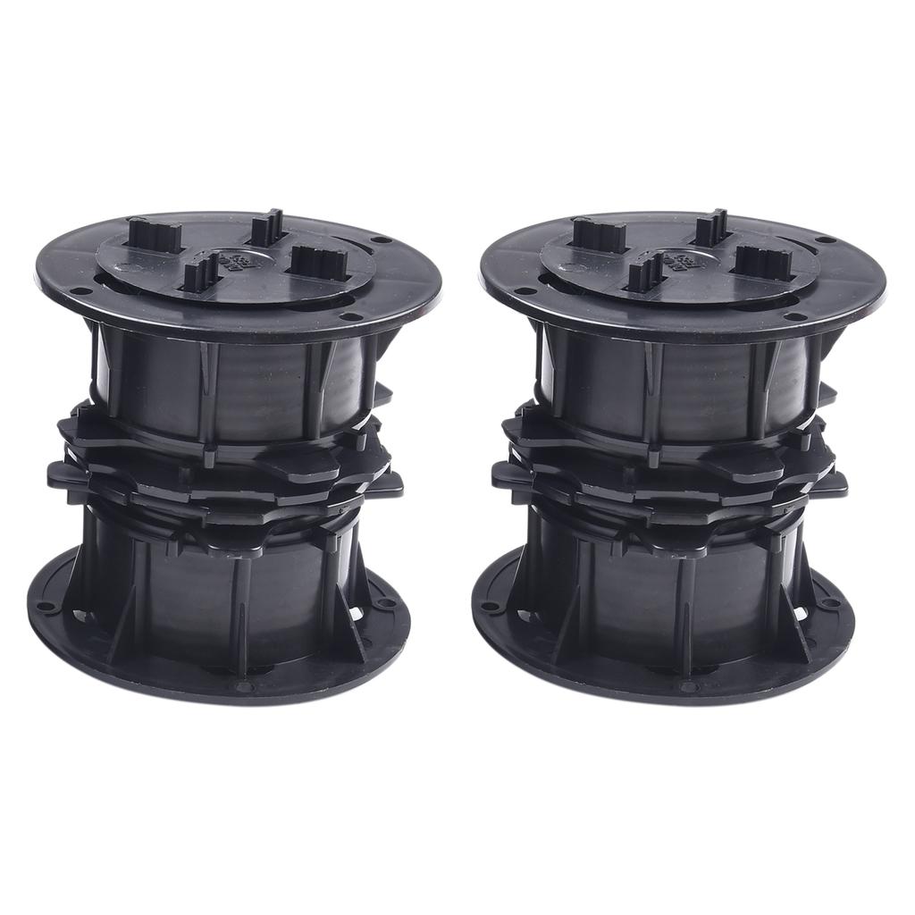 4 Stück/Set Höhenverstellbarer Terrassenlagerfuß Beseitigt Neigungsunterschiede Terrassendielen Plattenlager Terrassenlager