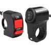Motosiklet Gidon Açma Kapama Anahtarı 12V Su Geçirmez Farlar Sis Farları Uzun ve Kısa Işık Dönüşümü Moto Aksesuarları 22mm 7/8"