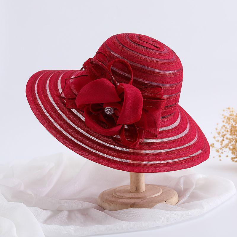 

Кружевная шляпа от солнца с цветком для детей, летняя, с широкими полями, защита от солнца, тонкая шляпа рыбака, складная, дышащая шляпа от солнца [56-58]