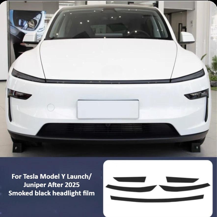

TPU Headlights Film for Tesla Model Y Juniper 2025 Car Accessories Transparent Taillight Protective Film Blackened Waterproof