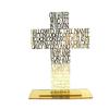 Desktop 21cm Acrylic Wood Cross Ornament  Bedroom Dormitory Party Decoration