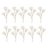Wooden Wildflower Decors,Wood Flower Cutout for DIY Crafts,Wall Decors Hanging Florals Sculpture Wildflower Stems