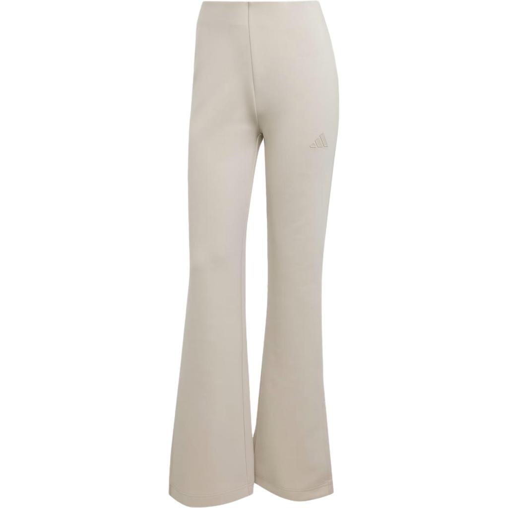 Adidas Solid Color Slim Fit Casual Pants Women Bottoms Beige JV9880