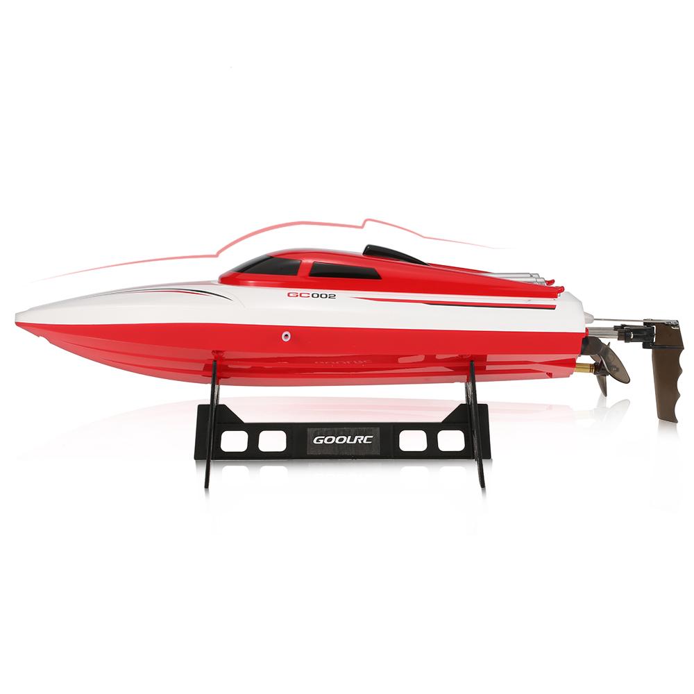 

GoolRC GC002 2.4G пульт дистанционного управления 180° переворот 20 км/ч высокоскоростной электрический гоночный катер с дистанционным управлением белый