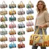3D Hühner Serie Gesteppte Falten Baumwolle Reisetasche Mode Bedruckt Damen Yogatasche Handtasche