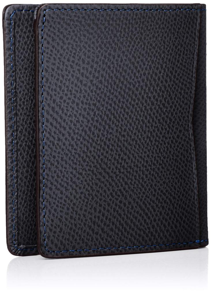 Fico Men's Inizio Mini Wallet, 58899, Navy, with Flap, Bifold Design