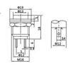 16MM Round Momentary Push Button Switch for Electronic Crane Scales