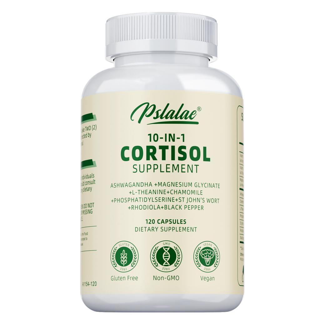 Pslalae Complément Alimentaire Complexe, Contenant de l'Ashwagandha, de la Camomille, du Magnésium et de la Rhodiola Rosea, pour une Complémentation Nutritionnelle Quotidienne