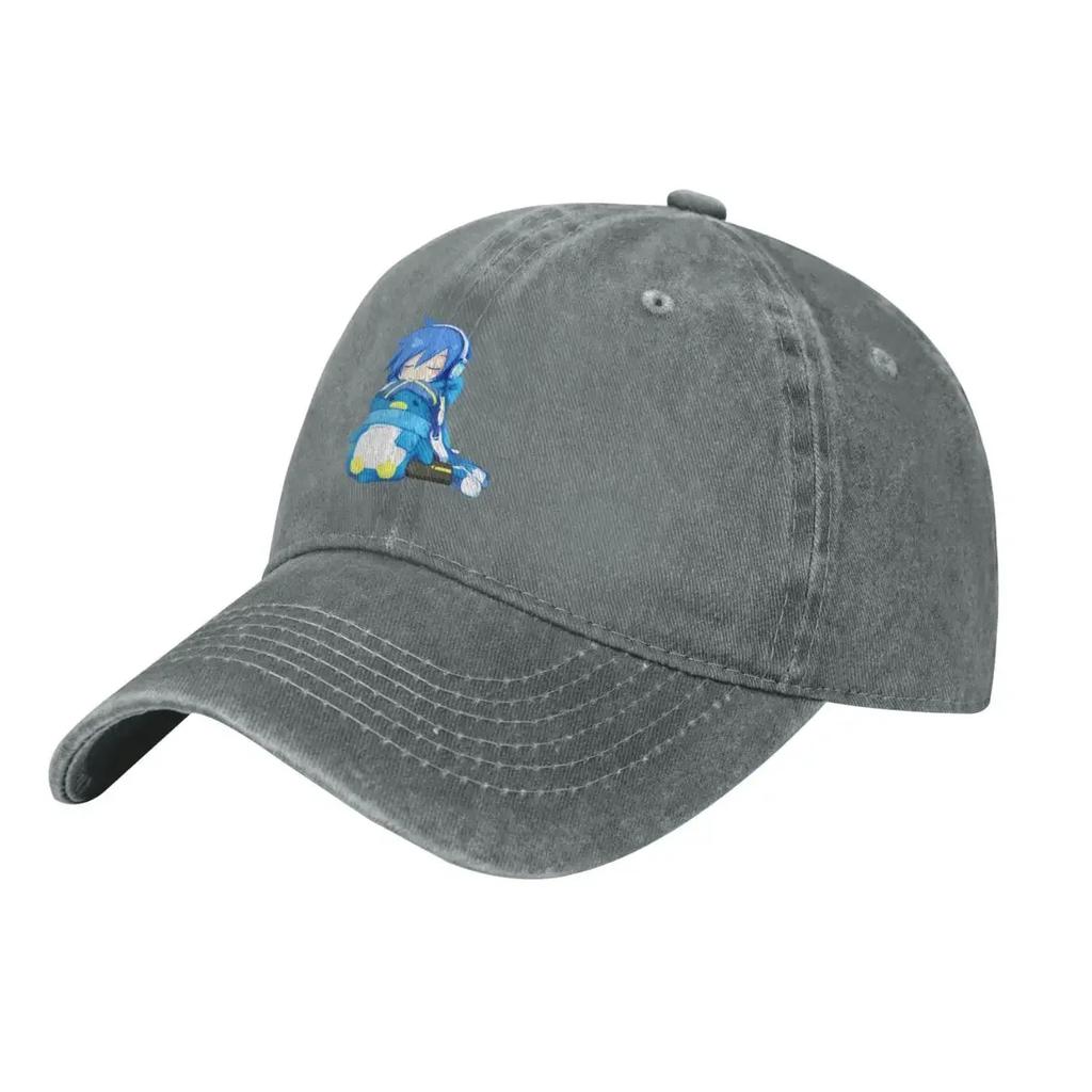 Caps Vocaloid  Kaito Fashion Baseball  Peaked  Unisexs Hat Womens  Baseball