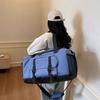 Large capacity sports fitness bag trendy business trip hand luggage dry and wet separation messenger large bag training bag