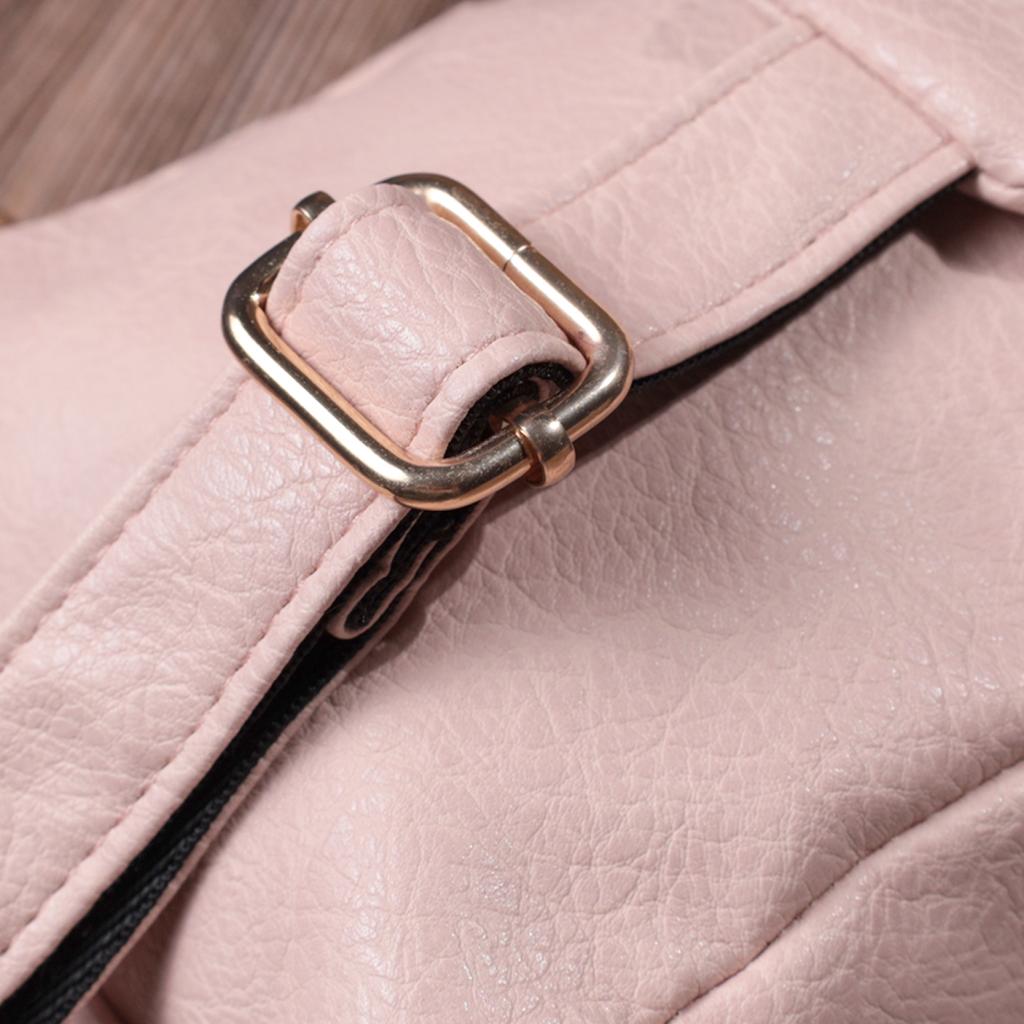 Kleine Damen-Umhängetasche aus Öko-Leder VINTAGE Bag 22782 Pink