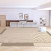 Contemporary Velvet Loop Rug - Water, Stain, and Dust Resistant for Living Room, Coffee Table, Bedroom, or Study