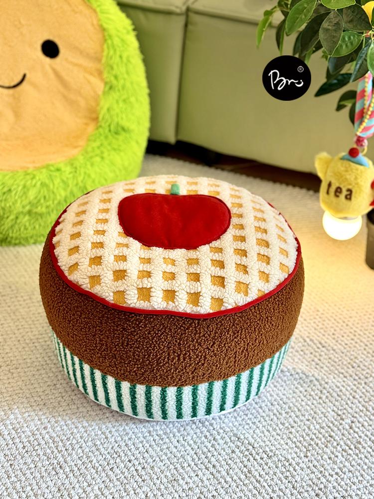 

Cute Colorful Dopamine Floor Pouf Washable Tatami Seat Soft Ottoman Lazy Sofa for Bedroom Living Room INS Style