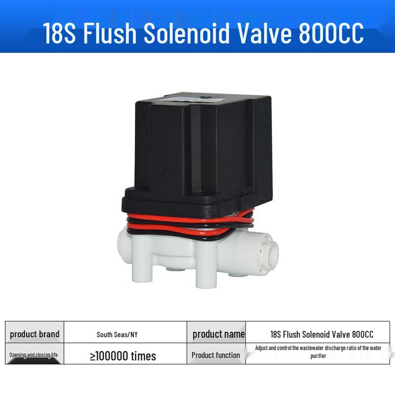 Univerzální 2/3cestný solenoidový ventil pro přívod vody a splachovací ventil odpadní vody pro čističky