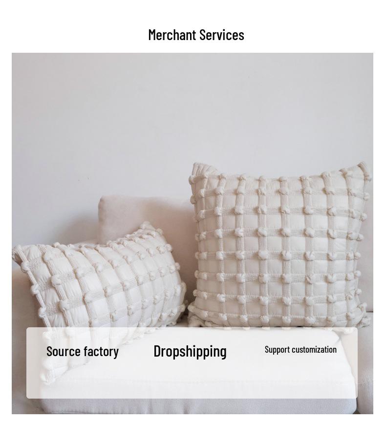 Creative 3D Bubble Pillowcase - Stylish & Versatile Cushion Cover for Living Room Sofa