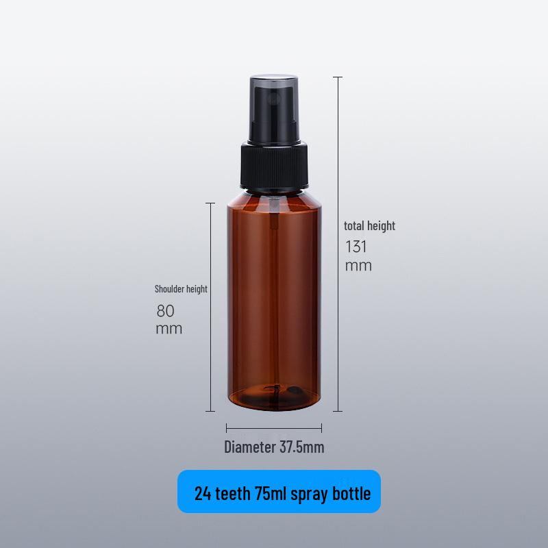 Amber Fine Mist Spray Bottle – 100/150ml PET Plastic for Cosmetics