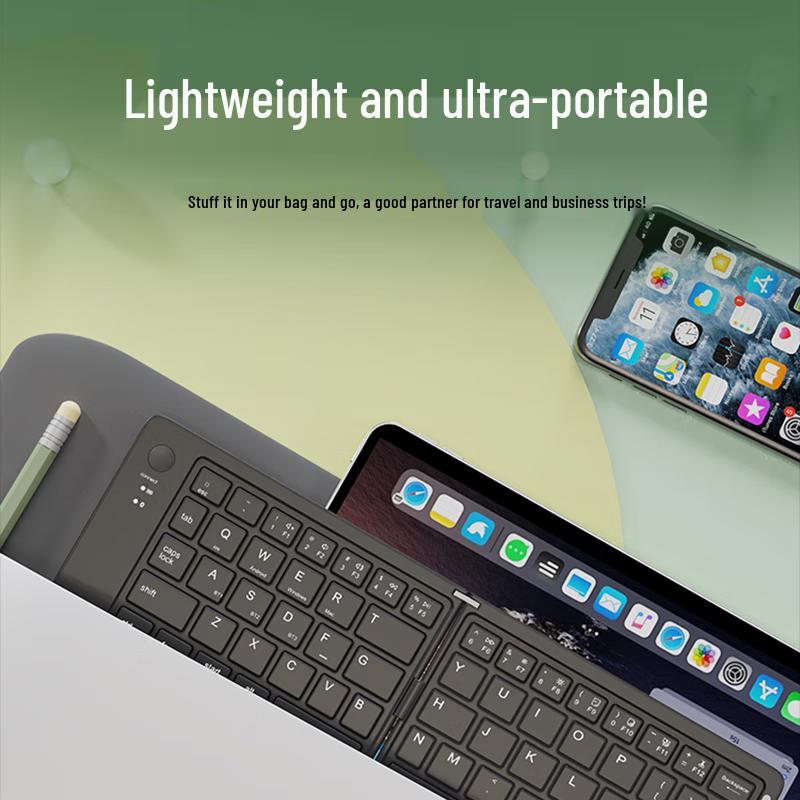 Portable Silent Wireless Bluetooth Membrane Keyboard