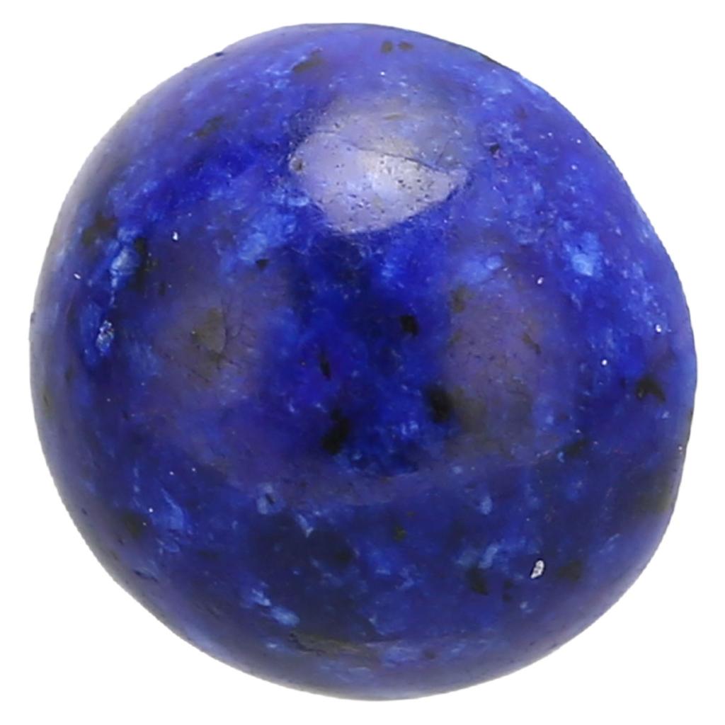 20Pcs Lapis Lazuli Cabochon Stone Half Round Beads 8mm Flat Back Dome Cover for DIY