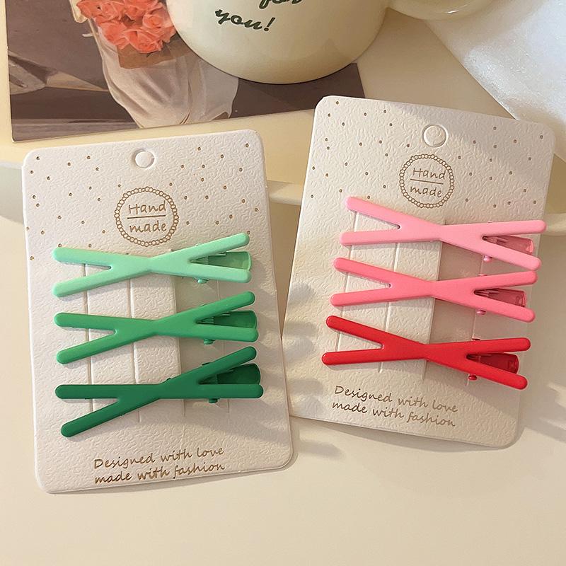 2026 New Style Colorful Duckbill Bangs Hair Clip - Women's & Children's Hair Accessory