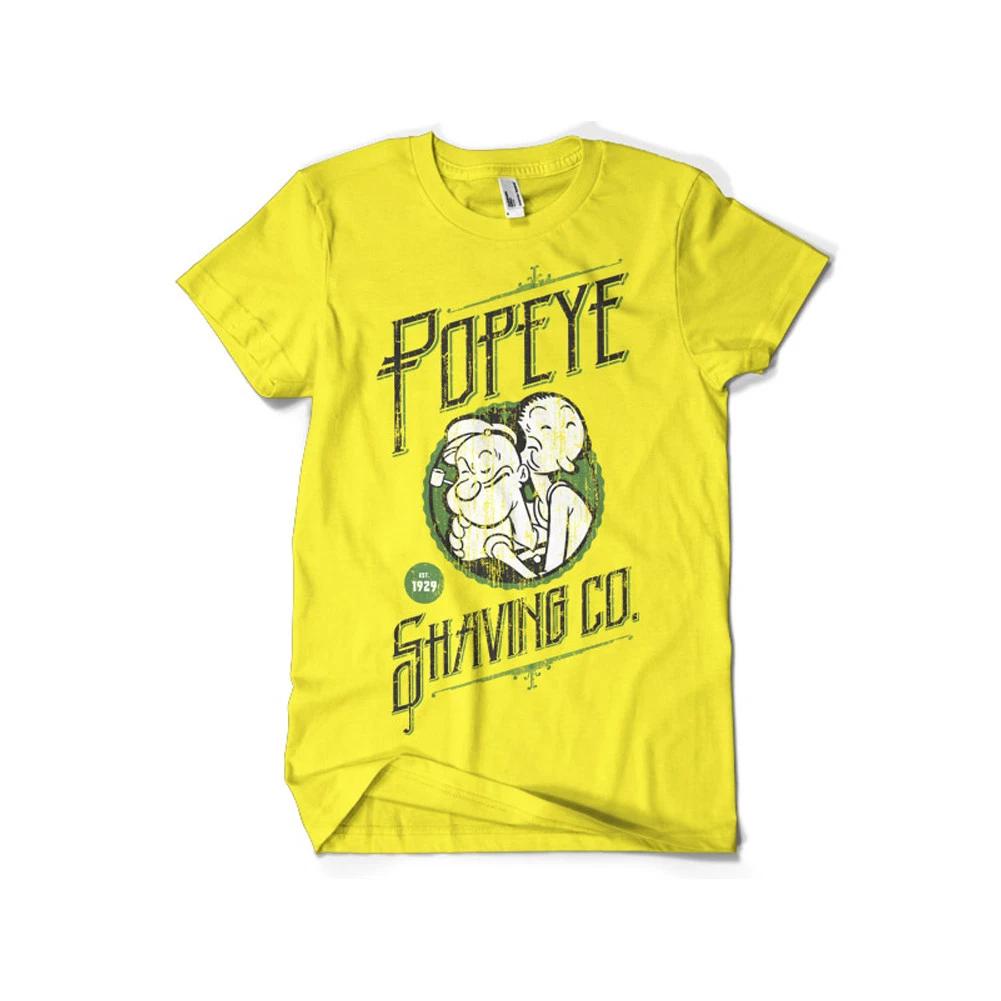 T-Shirt Ufficialmente Licenziata Popeye s Shaving Co Da Uomo Taglie S-XXL L