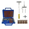Tire Repair Kit: Quick, Easy, Iron Handle 28pc Vacuum Emergency Set for Home and Outdoor Use.