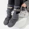Lace Knitted Leg Covers Sweet Women's Leg Warmers Fashion Mid-tube Socks  Autumn/Winter