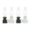 Vintage Kerosene Lamp Decorative Lantern with Electronic Candle for Weddings and Atmosphere Simulation
