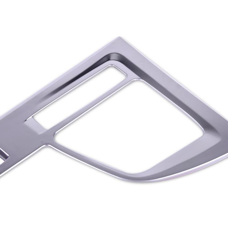 1 Stück Innenraum Dekoration Schaltknauf Box Abdeckung Verkleidung Panel Rahmen Passend für BMW X1 F48 2016 2017 Linkslenker