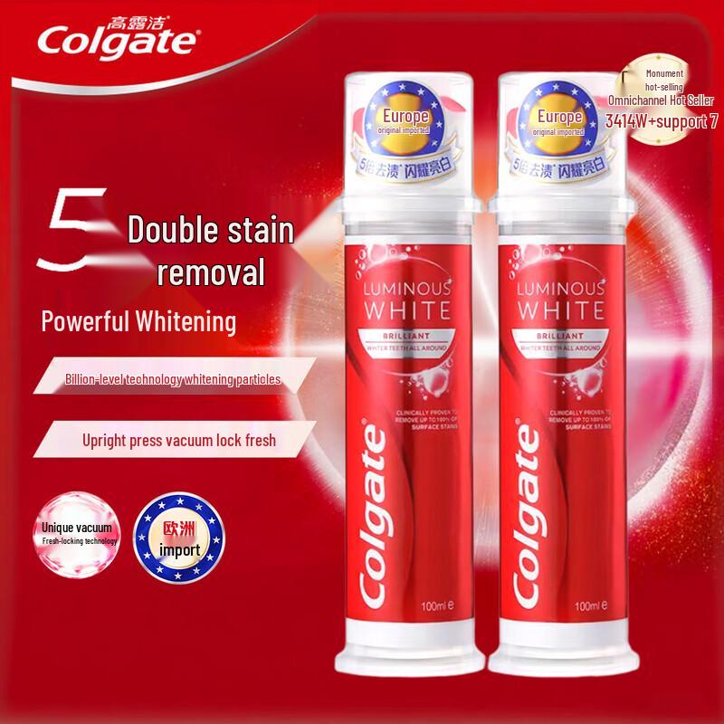 

Colgate Bright White Зубная паста-пена для удаления пятен