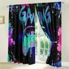 Vibrant game pattern printed curtains   bedroom and living room   home decoration   room decoration