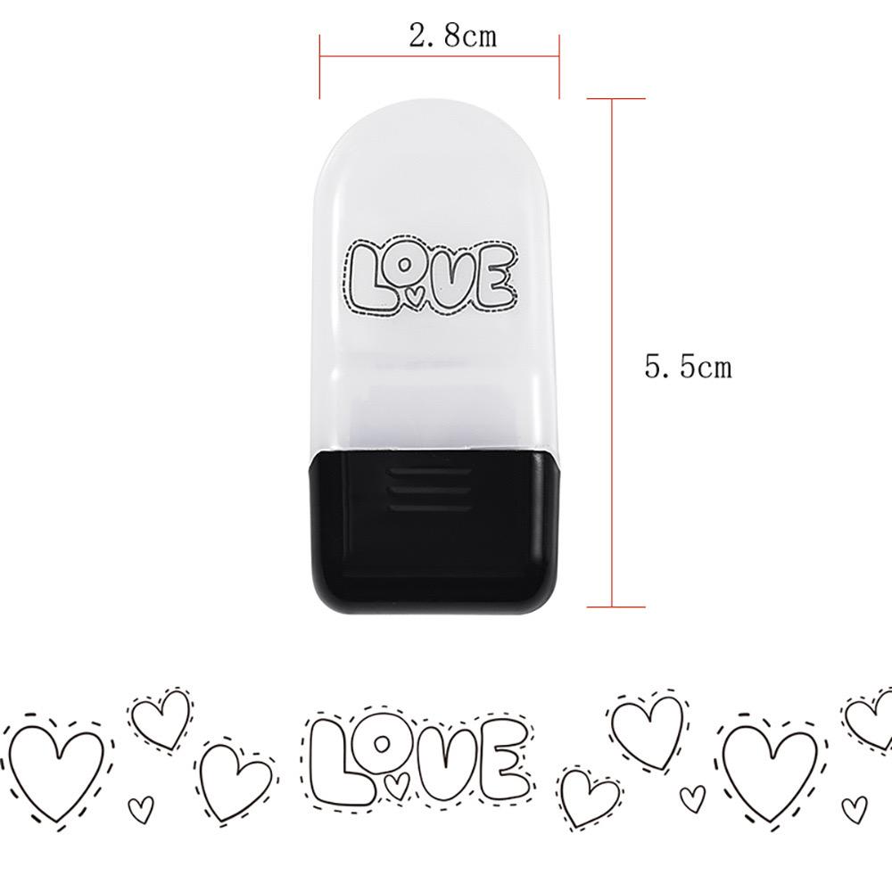 1PC Cartoon Pattern Lace Band Children's Rolling Flower Seal Creative Seal Graffiti Handbook DIY Roller Lace Decoration Band