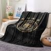 German Football Association Printed Flannel Blanket, soft throw for bedroom sofa, washable, fan merchandise, great gift.