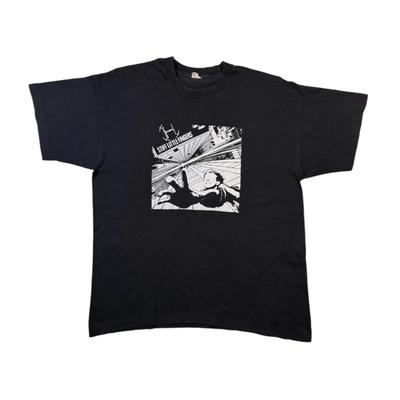Vintage 90-tal Stiff Little Fingers "Go For It" T-shirt Enkelstygn Svart T-shirt XL