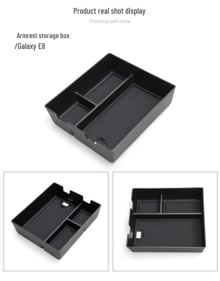Compatible Galaxy E8 Armrest and Center Console Storage Box for Car Interior Modification (23 Models)