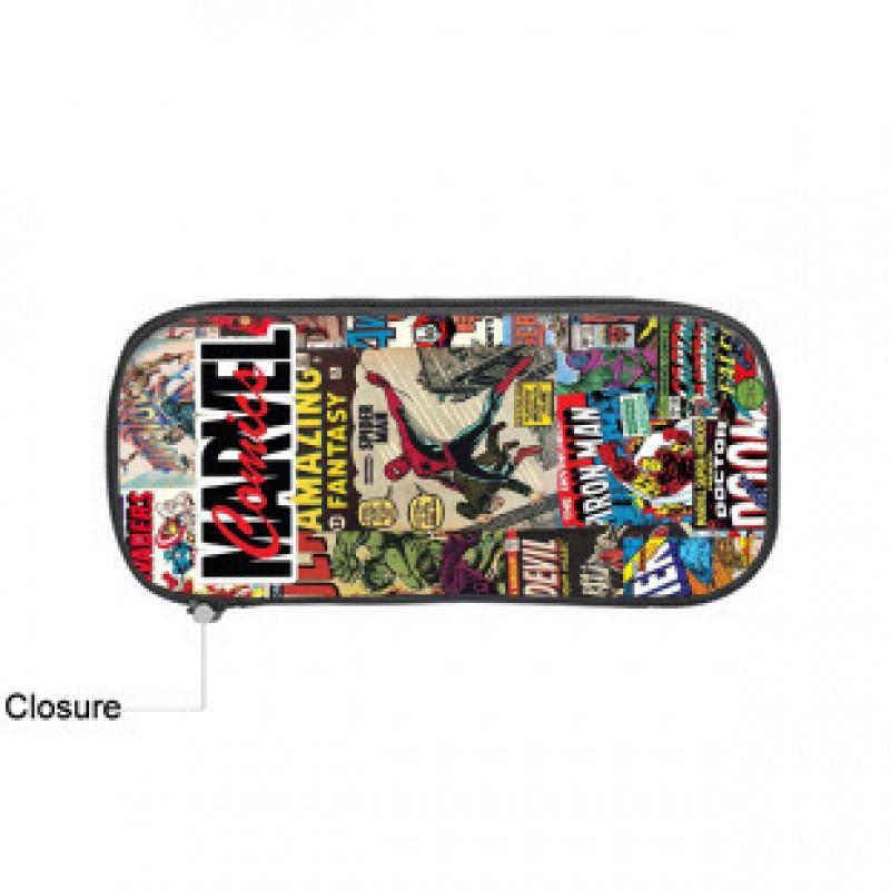 Spider Man Nylon Pencil Bag For Students With Spacious Storage And Casual Style